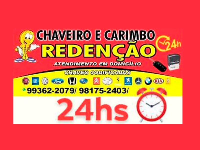 CHAVEIRO E CARIMBO REDENÇÃO